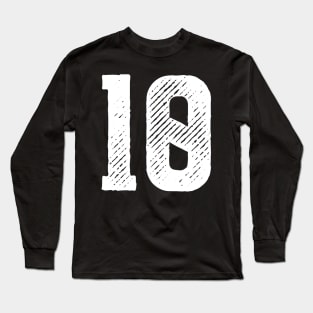 Rough Number 10 Long Sleeve T-Shirt